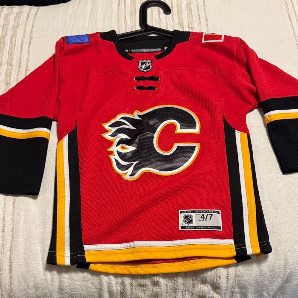 NHL Kids Red and Black Hockey Jersey